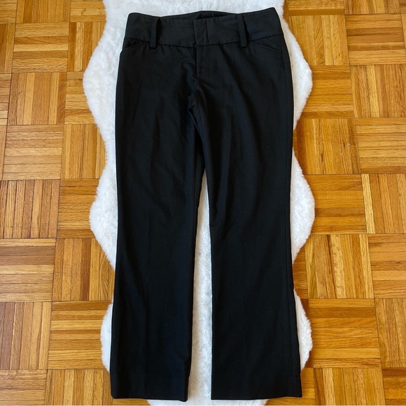 ALICE + OLIVIA low waist Y2K trousers size 8 black - Picture 1 of 12